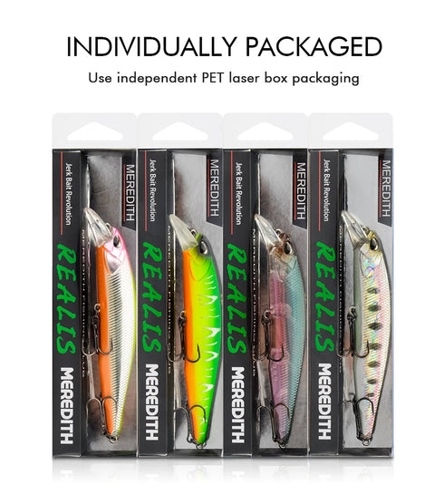 delete Jerk Minnow 100F 14g Floating Wobbler Fishing Lure Quality for Big Catch